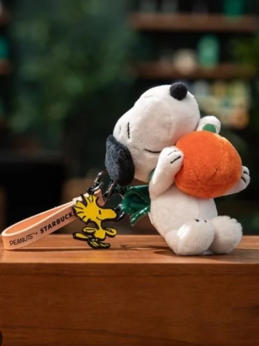 Starbucks Snoopy Plush Charm Keychain - Picture 3 of 10